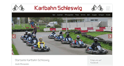 Desktop Screenshot of kartbahn-schleswig.de
